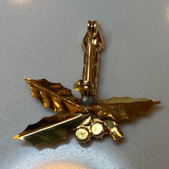 Vintage Collectible Christmas Holiday Pins Brooches & Earrings - Picture 9 of 16